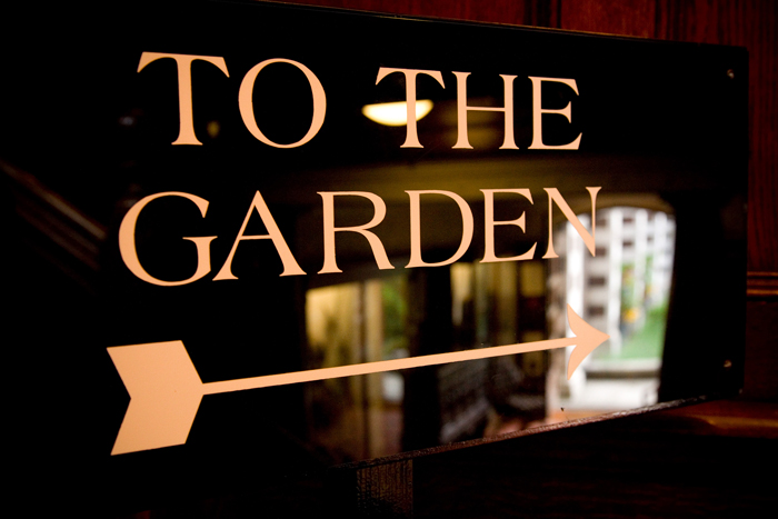 Garden sign