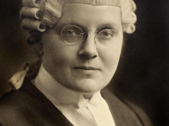 Photograph of Helena Normanton c.1930