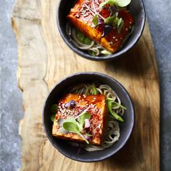 Salmon bowl food